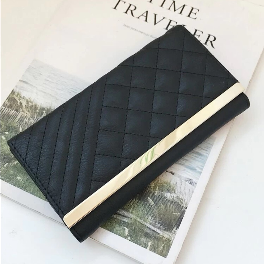 Quilted Fold Over Purse